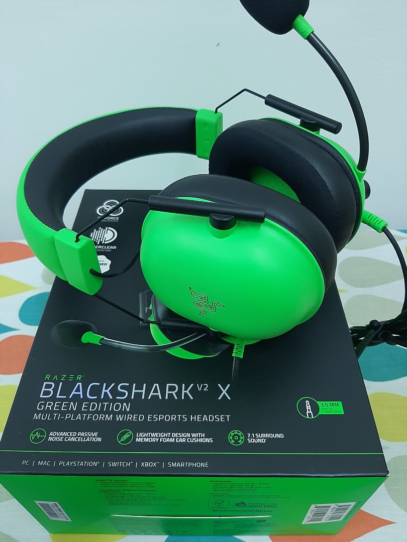 Buy Razer BlackShark V2 X Green Headset