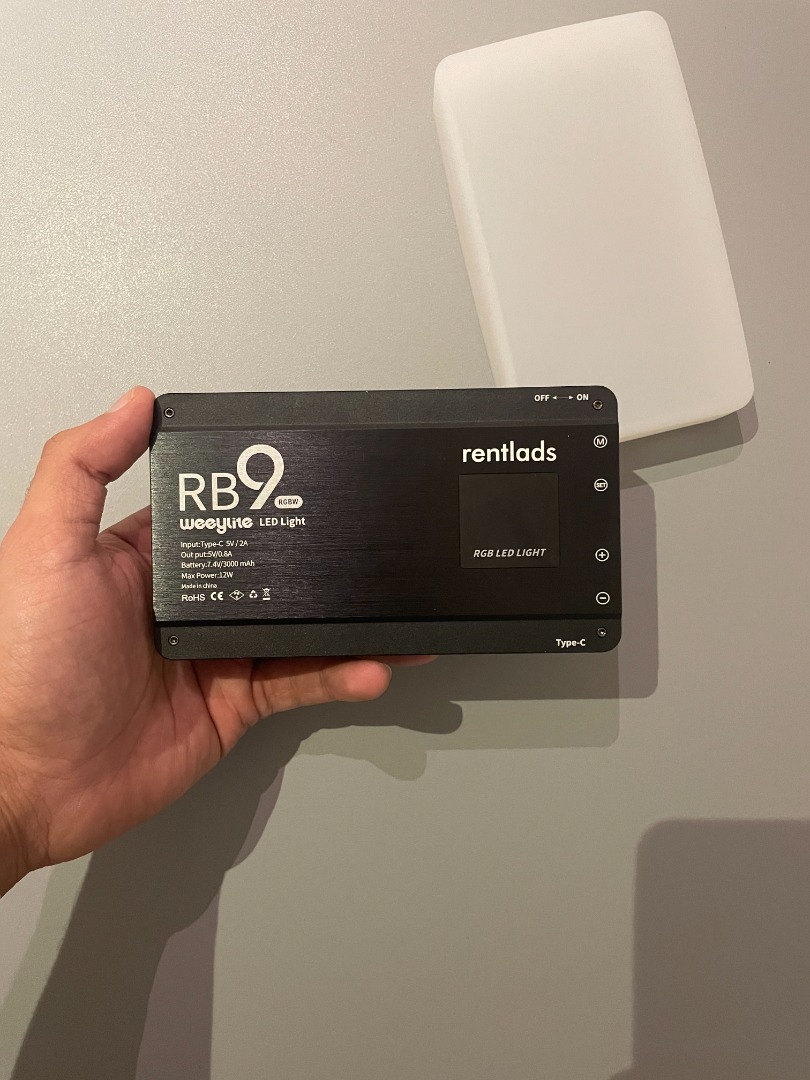 (RENT) Weeylite RB9 RGB Light, Photography, Photography Accessories ...