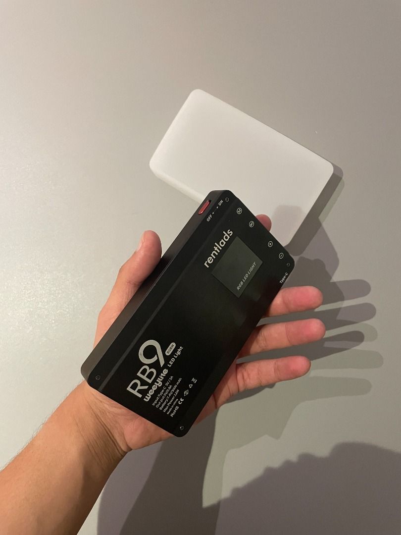 (RENT) Weeylite RB9 RGB Light, Photography, Photography Accessories ...