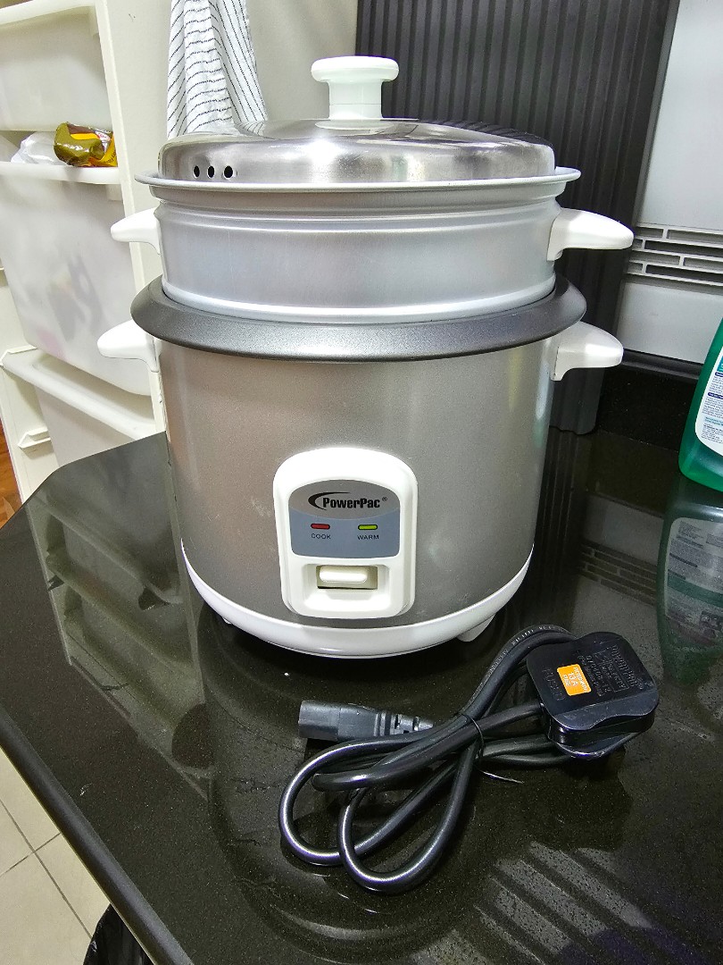 PowerPac Rice Cooker with Steamer 1L (PPRC64) 