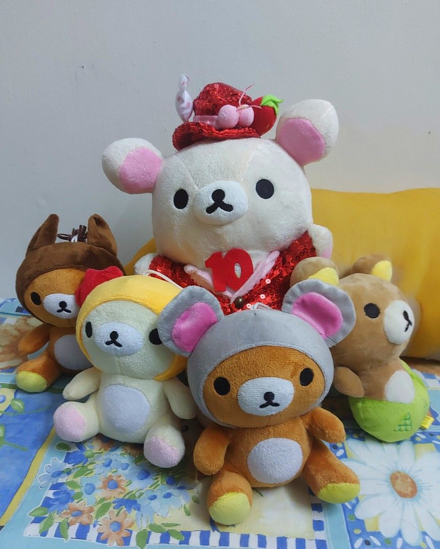 Rilakkuma plush soft toy plushie, Hobbies & Toys, Toys & Games on Carousell
