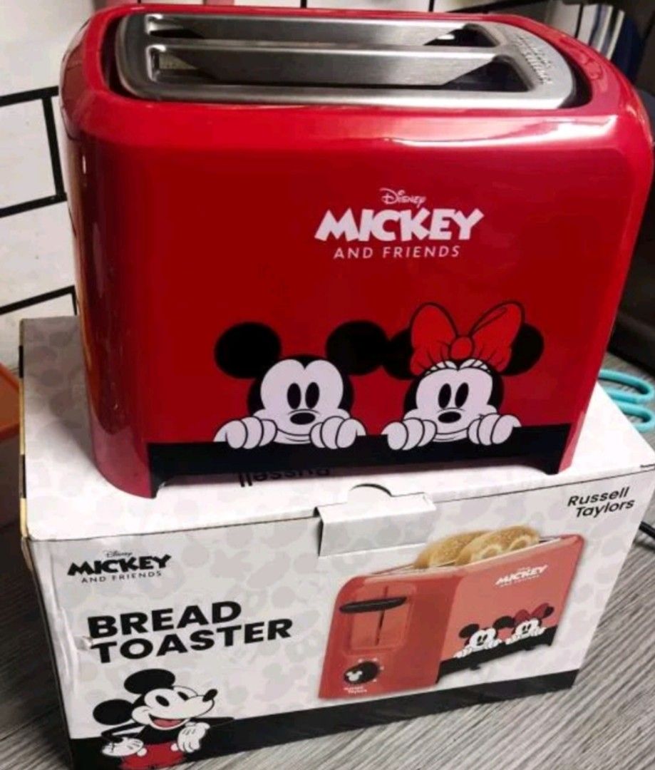 Russell Taylors Bread Toaster Mickey Mouse, TV & Home Appliances