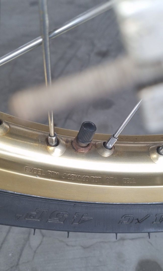 Sport Rim Rxz RXZ Excel Rims, Motorcycles, Motorcycle Accessories on Carousell
