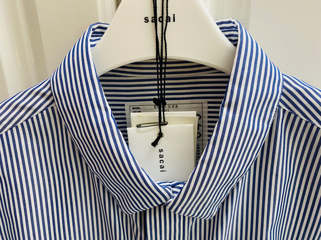 Sacai Shirt Jacket Size 3, 男裝, 上身及套裝, 西裝- Carousell