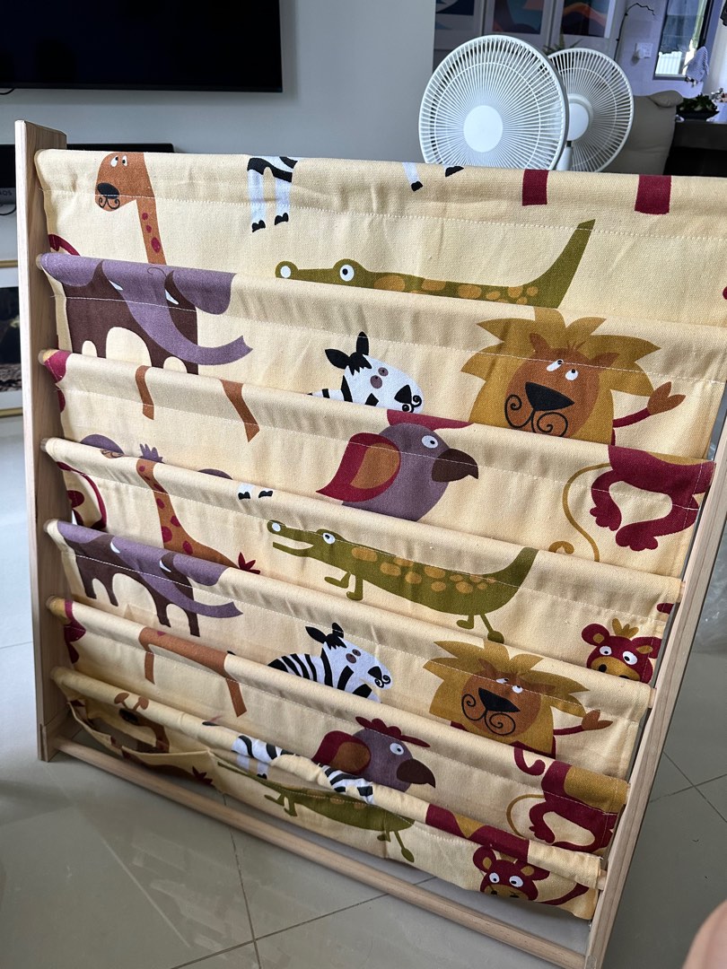 Safari theme kids book shelves, Babies & Kids, Baby Nursery & Kids