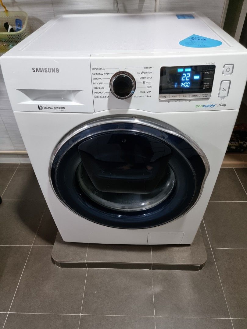 Samsung 9KG Washing Machine Digital Inverter, TV & Home Appliances