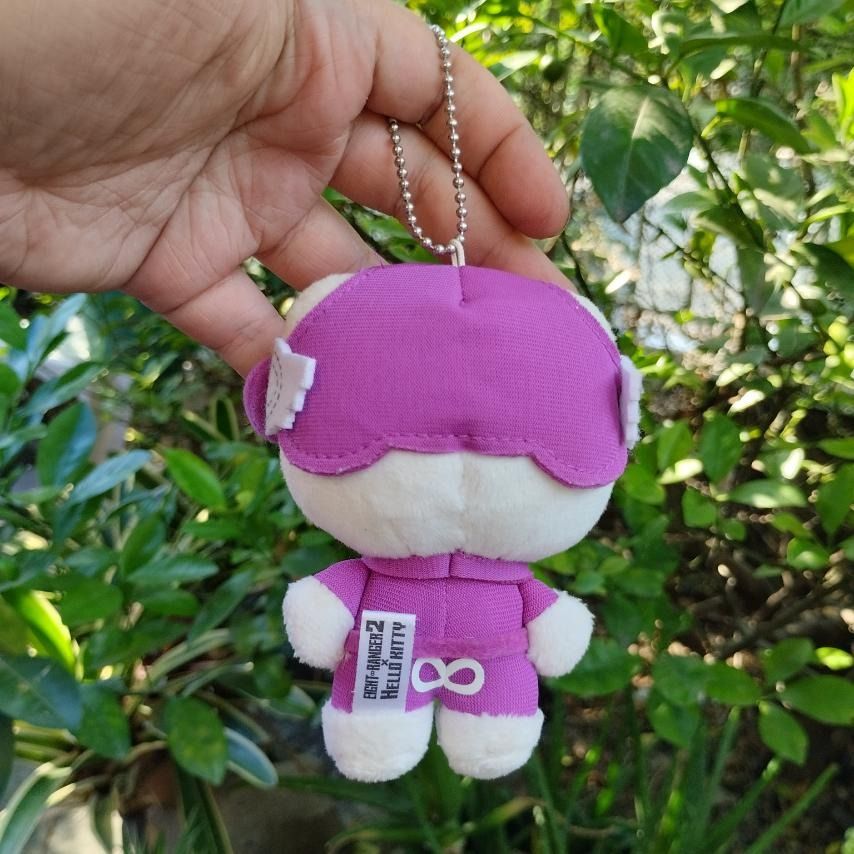 SANRIO X Eight Ranger Hello Kitty Purple Sentai Ranger Kitty Plush