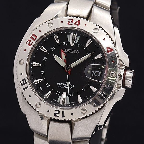Seiko Perpetual Calendar GMT HAQ 8F56, Men's Fashion, Watches &  Accessories, Watches on Carousell