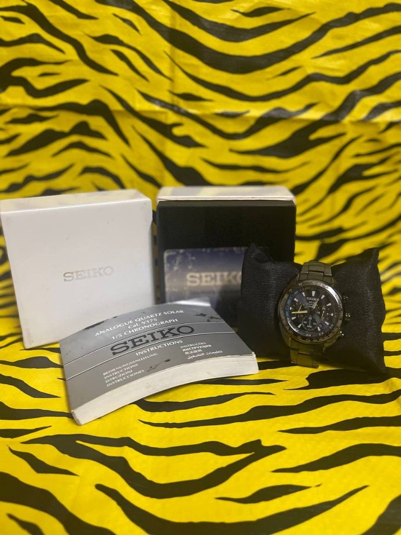 Seiko Watch Solar Chronography Men, Men's Fashion, Watches & Accessories,  Watches on Carousell