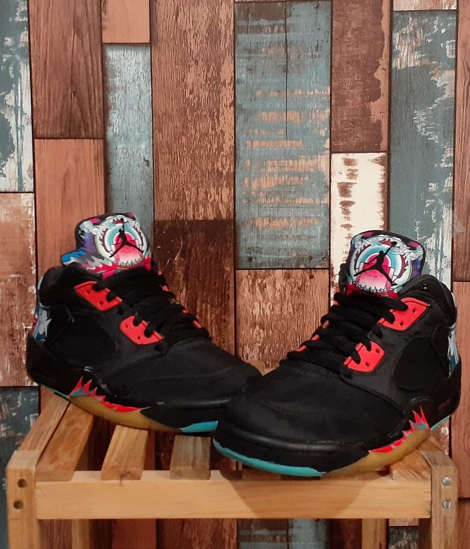 Sepatu Nike AIR JORDAN 5 Retro Low CNY Second/Bekas/Preloved/Thrift size 42  / 26,5 cm