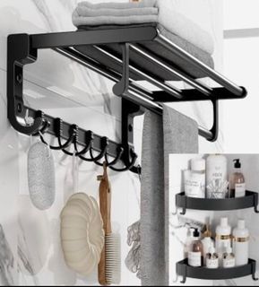 Set of toilet rack