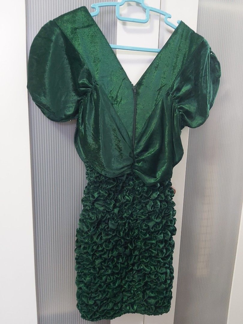 Sexy glamorous velvet dress