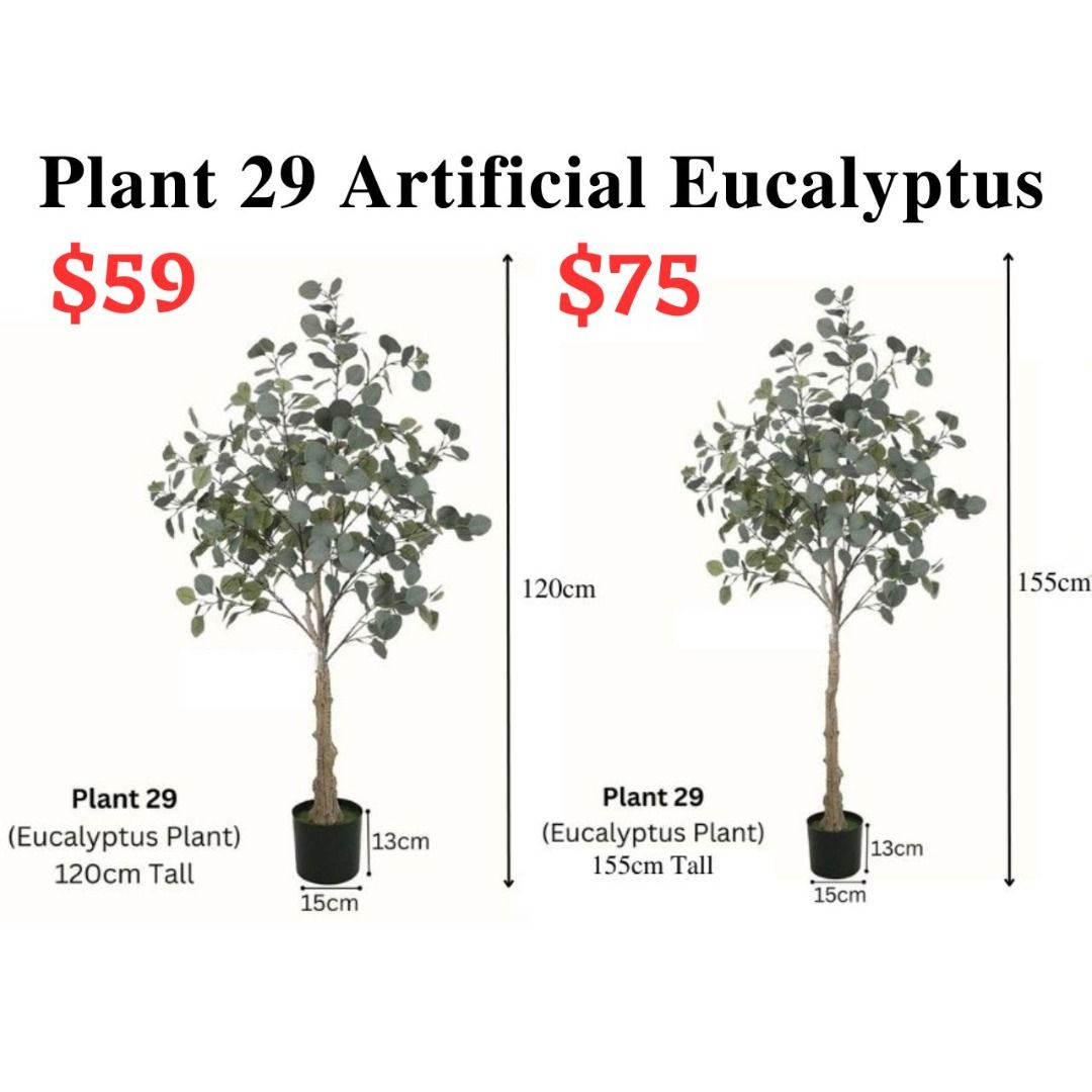 [SG STOCKS] Artificial Plant Eucalyptus Fake Tree / Fake Plants / Home
