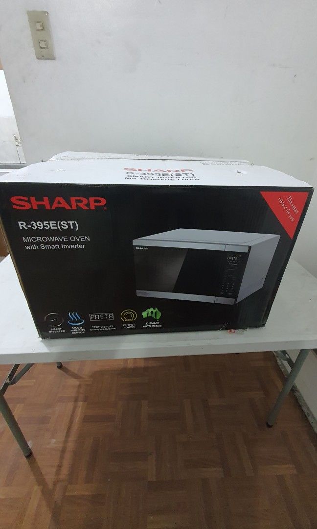 Sharp Smart Inverter Microwave (Category: Ovens & Toasters) located in Taguig. Submitted by roma2701 (Listing ID 1199544096, Image 1). Description: 34L Inverter Flatbed Australia Mall pullout 220V Taguig pickup.