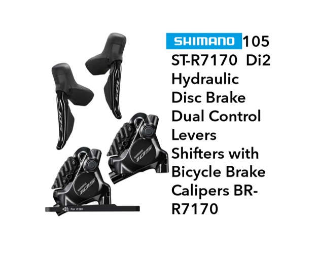 Shimano 105 STR7170 Di2 Hydraulic Disc Brake Dual Control Levers
