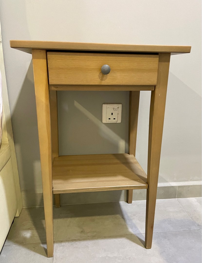 Side tables with drawers, ikea look alike design, Furniture & Home