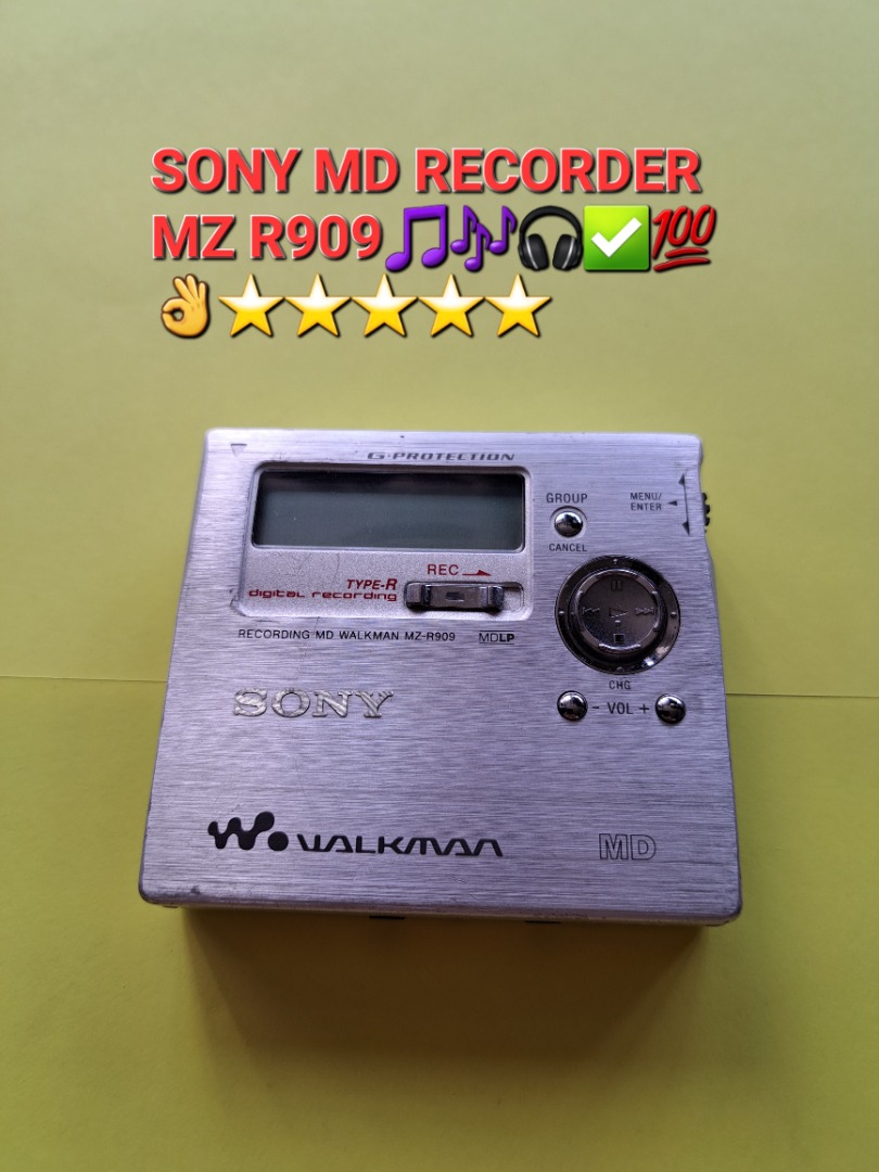 日/祝も発送 SONY MZ-R909 WALKMAN 動作確認品 - ポータブルプレーヤー