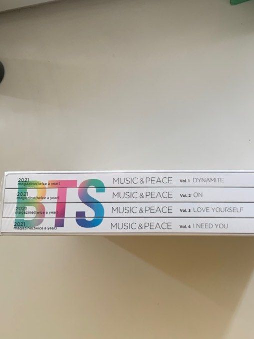 SPECIAL EDITION BTS 2021 STORY PHOTOBOOK (music and peace)