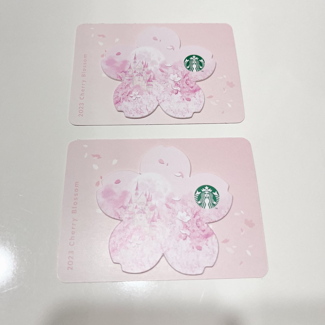 Starbucks Cherry Blossom 2023 Card Romantic Blossom, Hobbies & Toys