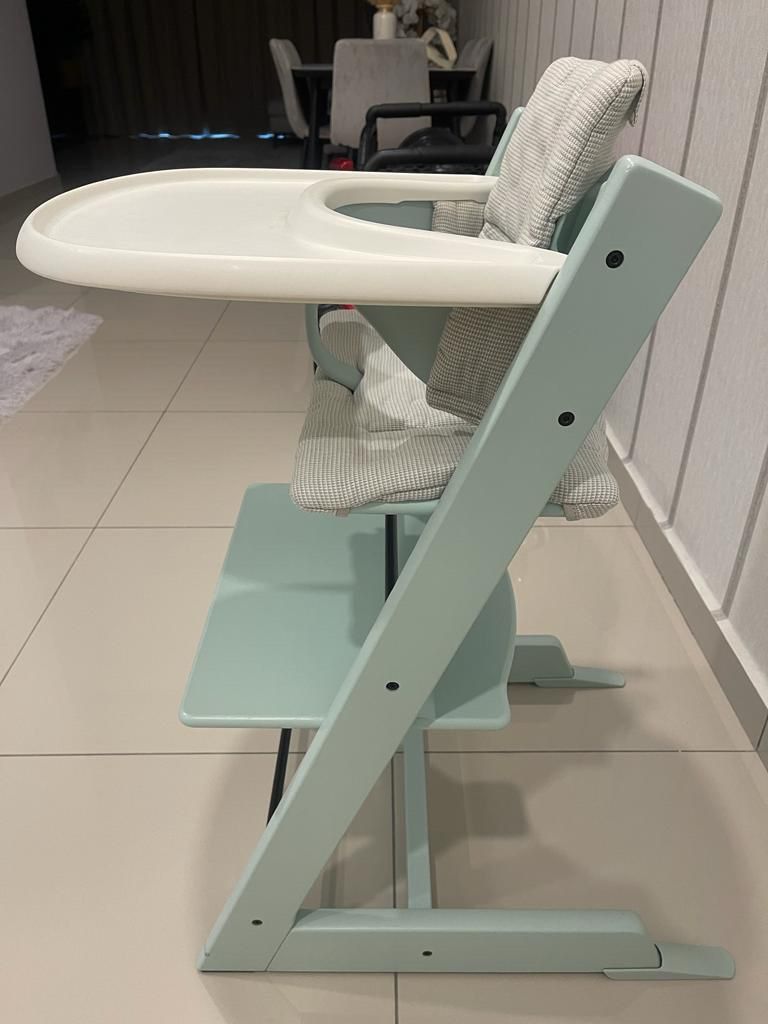 Stokke Tripp Trapp High Chair Soft Mint Babies Kids Nursing