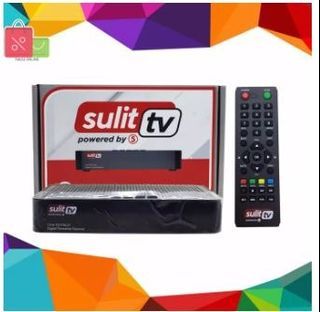 Sulit TV Digibox Powered by TV5 , Digital TV Receiver Box With Remote
