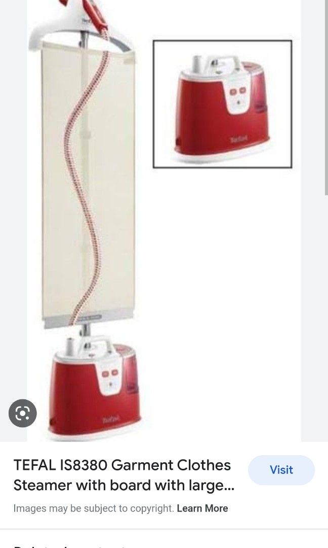 Tefal Garments Steamer, TV & Home Appliances, Irons & Steamers on Carousell
