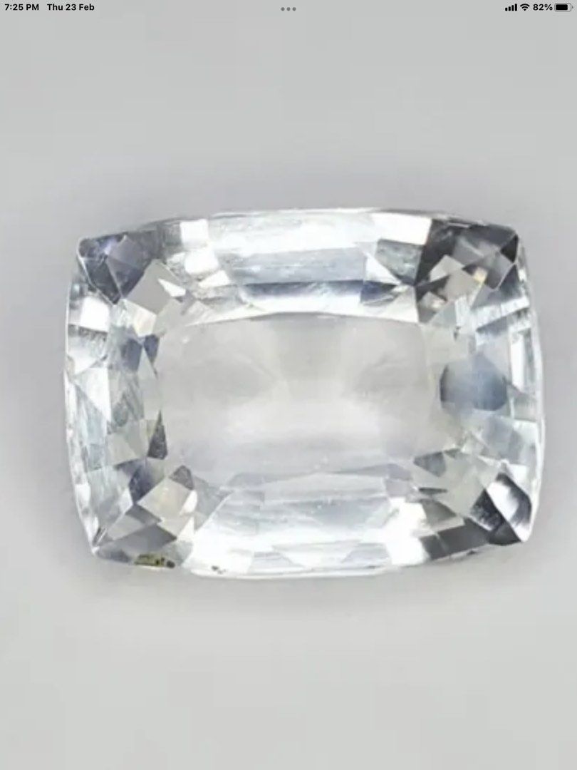 The Natural Treated White Sapphire Women s Fashion Jewelry
