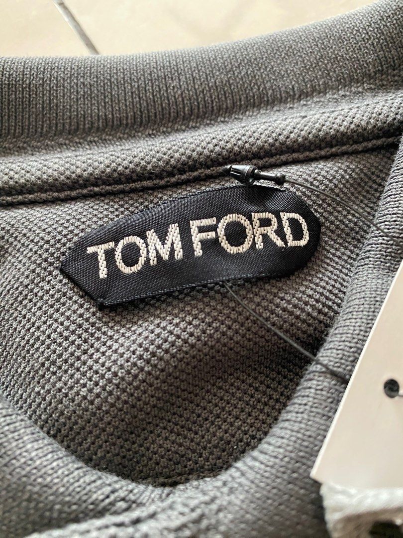 Tom Ford Polo shirt in grey size 50, Men's Fashion, Tops & Sets, Tshirts &  Polo Shirts on Carousell