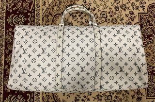 LOUIS VUITTON Damier Checkerboard Small Mahjong Bag T and B Brown