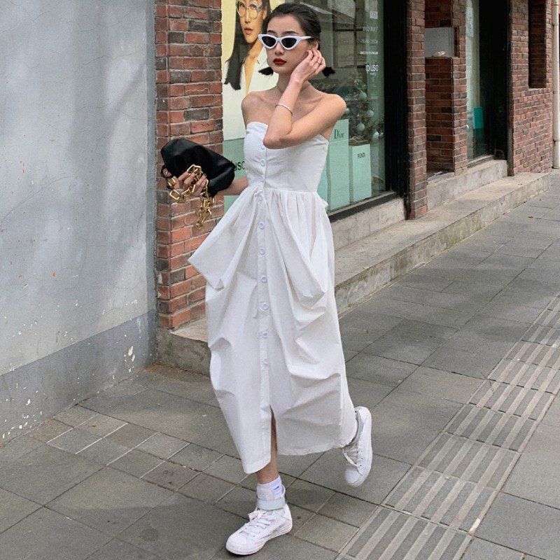 Tube dress casual Women s Fashion Dresses Sets Dresses on
