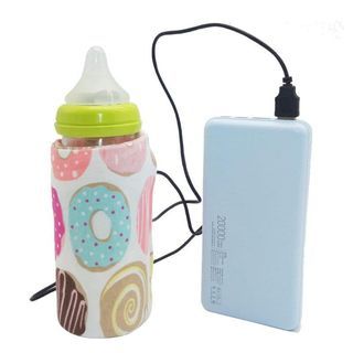 USB Milk Water Warmer Travel Stroller Insulated Bag Baby Nursing Bottle Heater Milk Bottle Heater