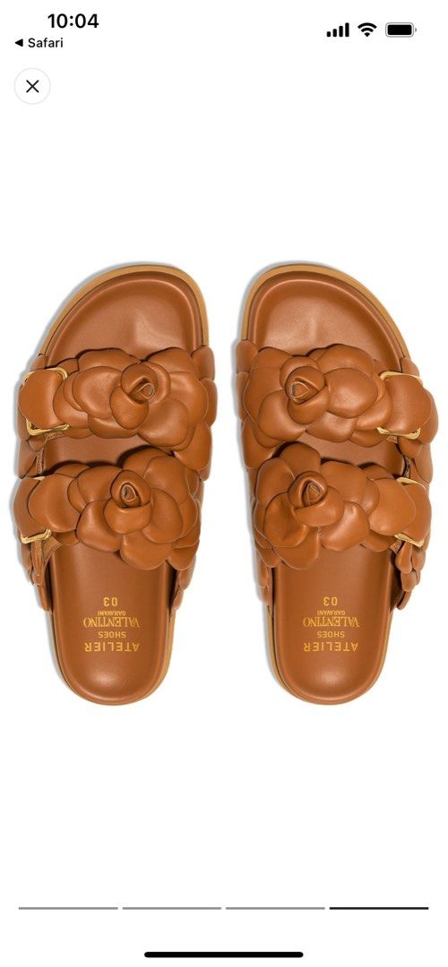 Valentino atelier leather sandals clearance