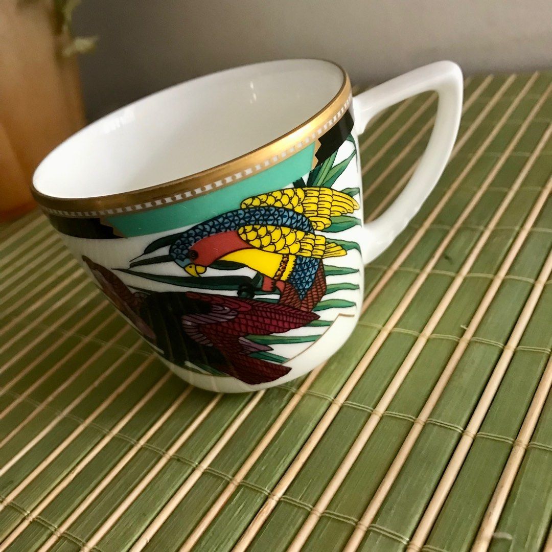Vintage 1992 Shiseido Coffee Tea cup By London-Based Artist Althea Wilson,  Hobbies & Toys, Collectibles & Memorabilia, Vintage Collectibles on  Carousell