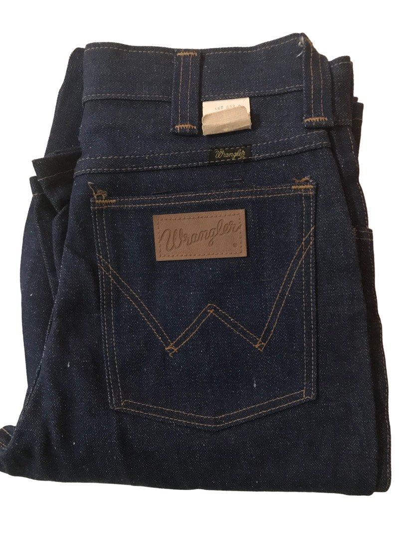 Vintage 60s deadstock Wrangler Scovill zipper Jeans, rindem, big E, Made In  USA,, Men's Fashion, Bottoms, Jeans on Carousell