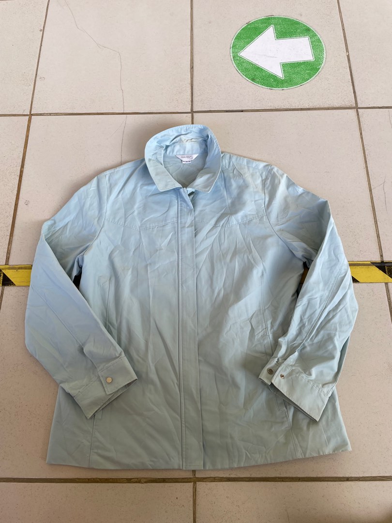Autry Blue Nylon Shell Jacket main image 1