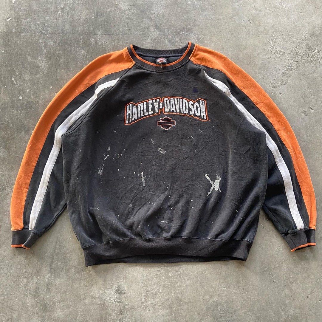 Harley davidson hot sale sweatshirt mens