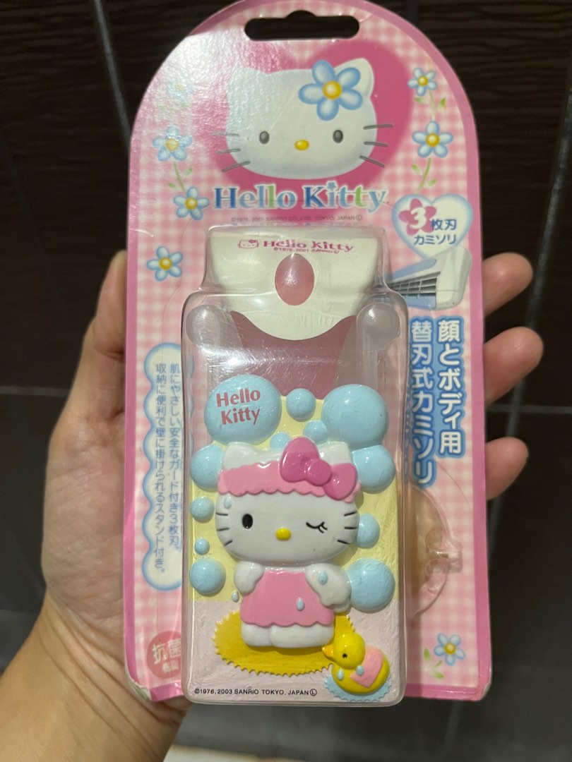 Hello Kitty Face Razor Vintage Hello kitty KAI Razor made in Japan on Carousell