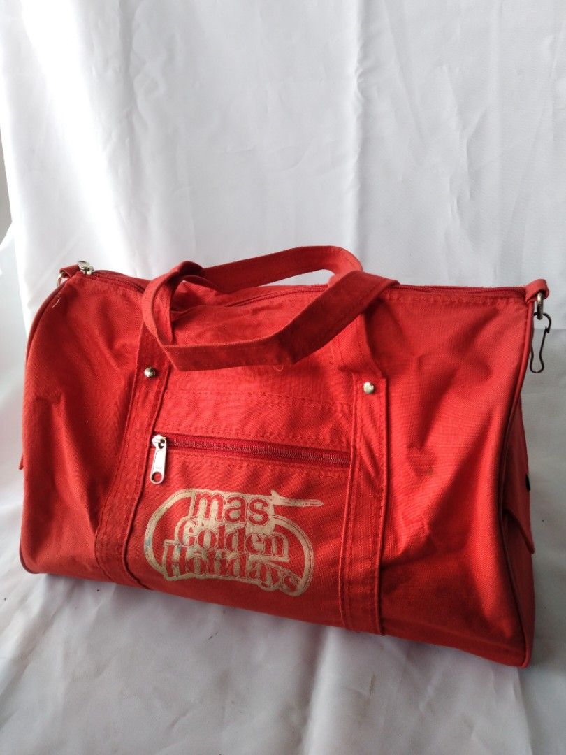 Vintage travel bag MAS, Luxury, Bags & Wallets on Carousell