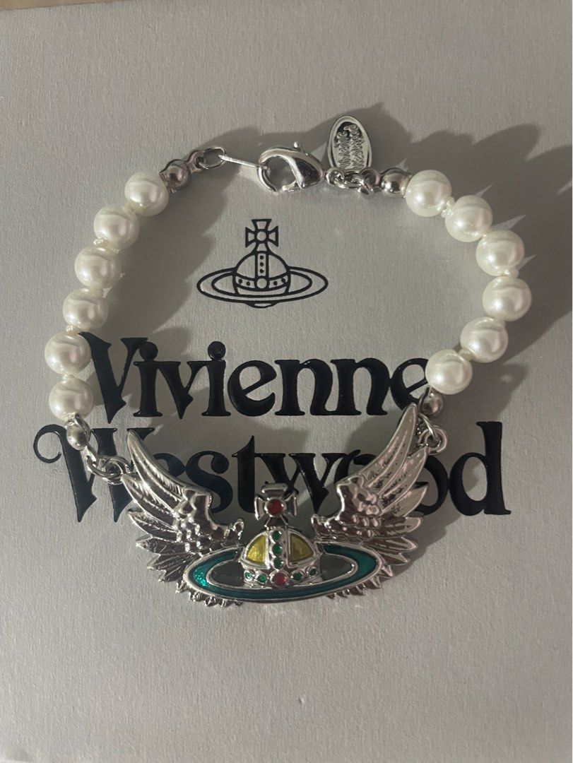 Vivienne westwood angel wing necklace hot sale