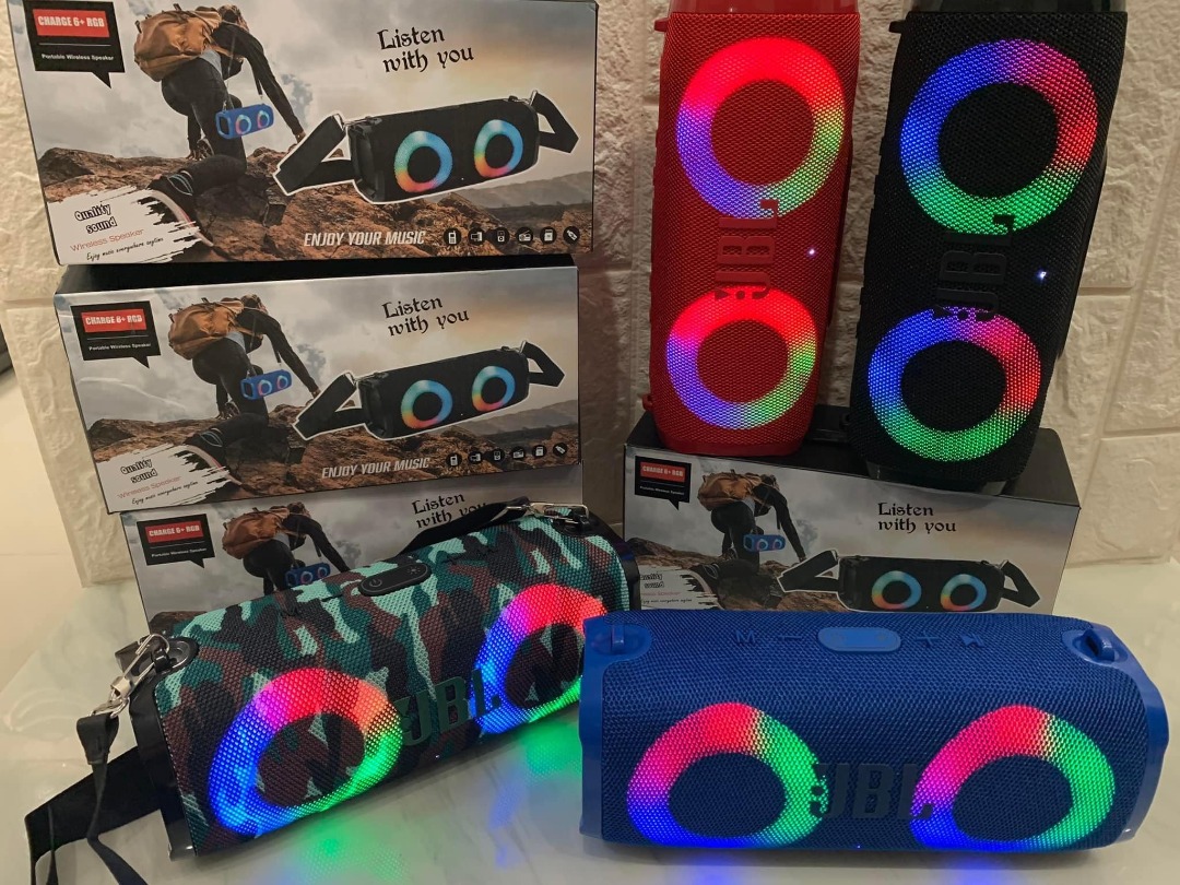 Waterproof JBL Charge6+ RGB Bluetooth Speaker with Ledlight on Carousell