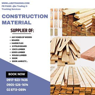 We have all Construction Supply and Deliver to Any Point of the Philippines