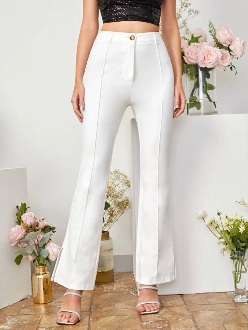 Buy White Trousers & Pants for Women by Magre Online | Ajio.com-saigonsouth.com.vn