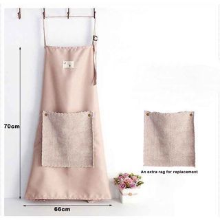 WIth 2 Free rags Waterproof Adjustable Working Bib Kitchen Cooking Chef BBQ Apron Pinafore