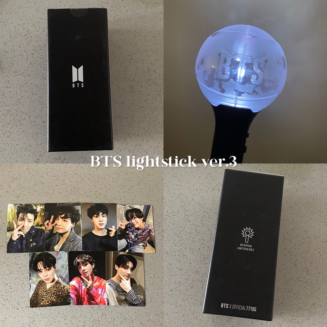 [wts] BTS official lightstick version 3, Hobbies & Toys, Memorabilia ...