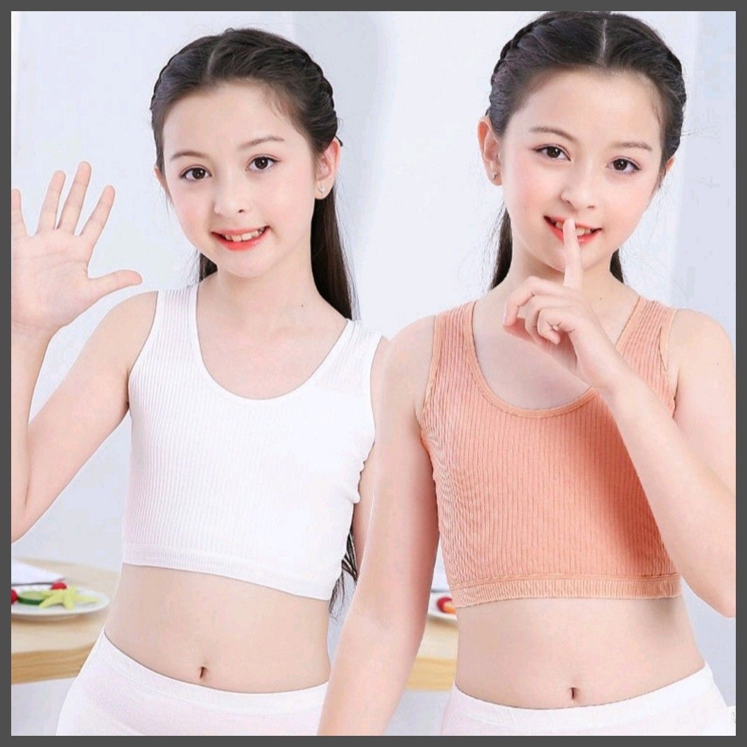 Children Bra Young girls teens age 8-13 yrs old pure cotton camisole  training bra beginners bra, Babies & Kids, Babies & Kids Fashion on  Carousell