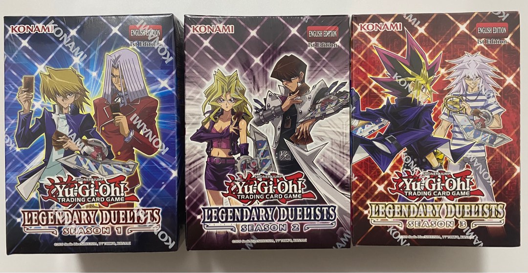 Yugioh Booster Pack Season 1,2 &3, Hobbies & Toys, Toys & Games on