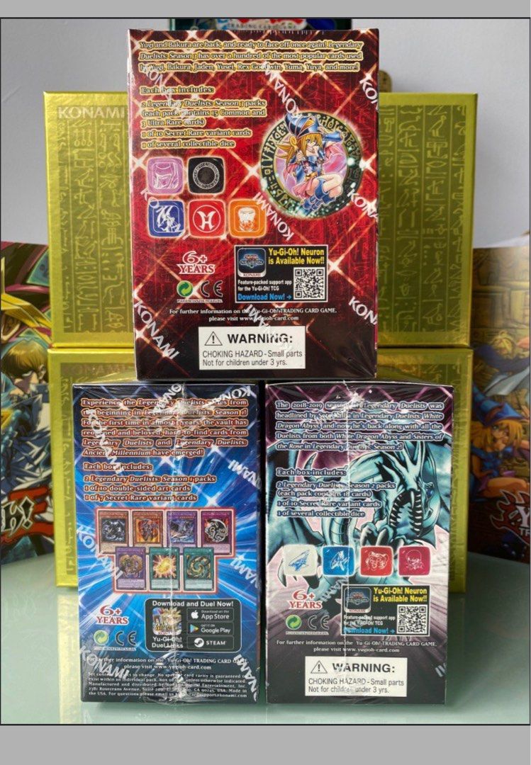 Yugioh Booster Pack Season 1,2 &3, Hobbies & Toys, Toys & Games on