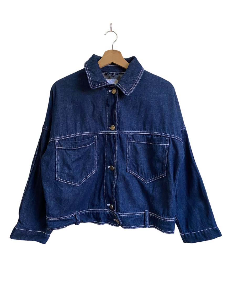 ZARA DENIM JACKET, Women's Fashion, Coats, Jackets and Outerwear on