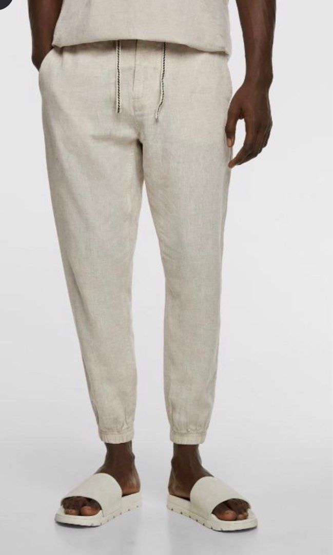 Zara 2025 linen joggers