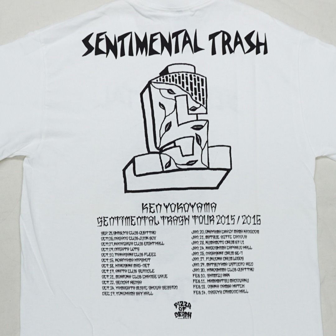 Ken Yokoyama SENTIMENTAL TRASH tour Tシャツ